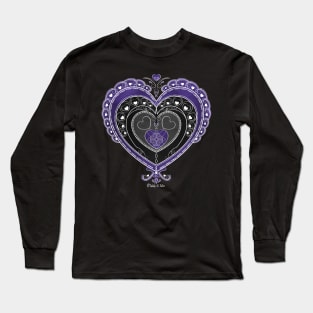 Delicate Ace of Hearts Long Sleeve T-Shirt